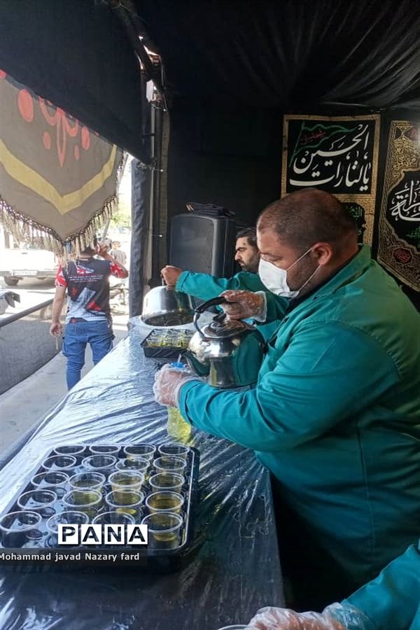 برگزاری موکب عزاداری در مشهد