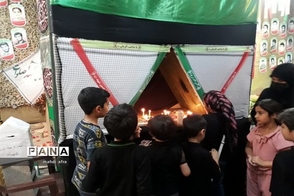 برپایی نمایشگاه مدافع مظلومان حاج قاسم سلیمانی در مسجد امام حسن مجتبی (ع)بهبهان