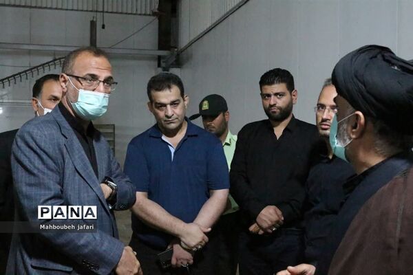 بازدید فرماندار میاندورود از کشتارگاه سیمین ناز