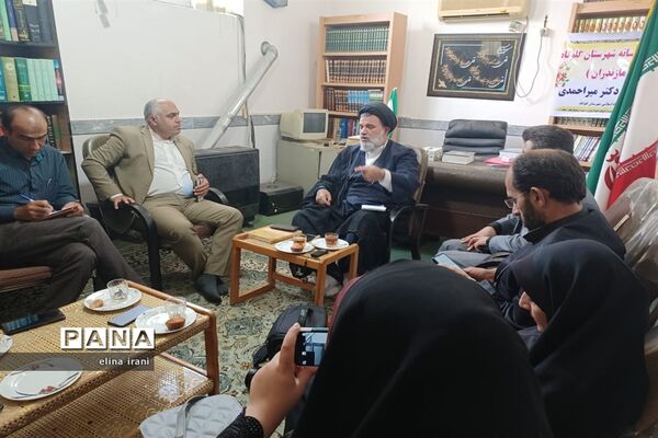 دیدار اصحاب رسانه شرق استان مازندران با امام جمعه گلوگاه