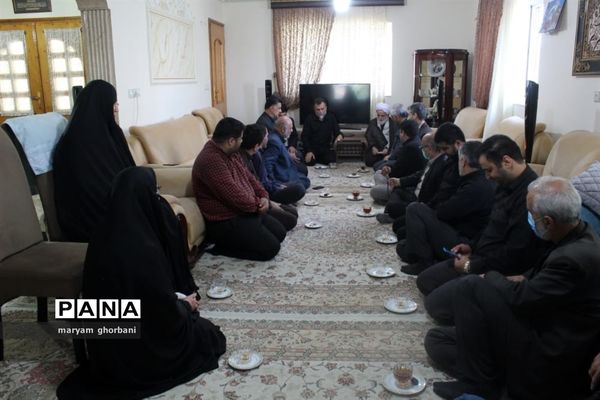 دیدار با خانواده شهید مدافع حرم در بهنمیر