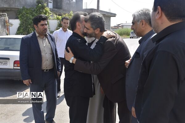 دیدار با خانواده شهید مدافع حرم در بهنمیر