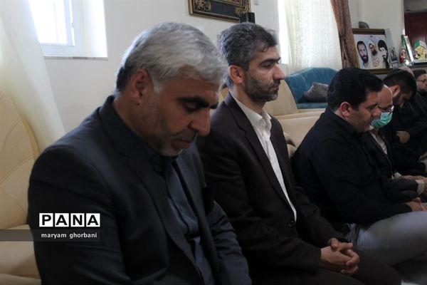 دیدار با خانواده شهید مدافع حرم در بهنمیر