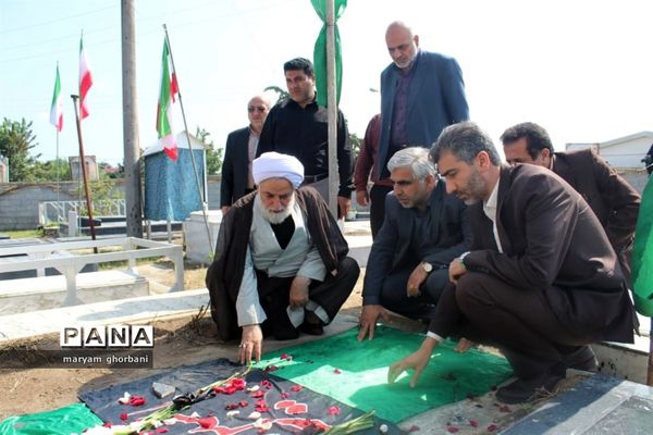 دیدار با خانواده شهید مدافع حرم در بهنمیر