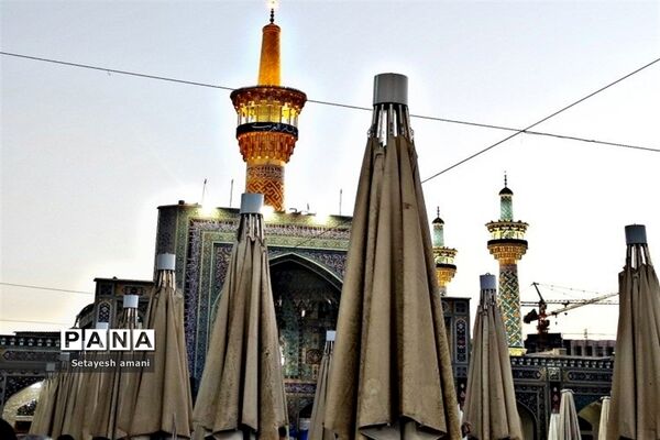 حرم مطهر رضوی در محرم
