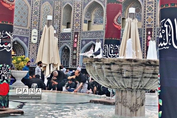 حرم مطهر رضوی در محرم