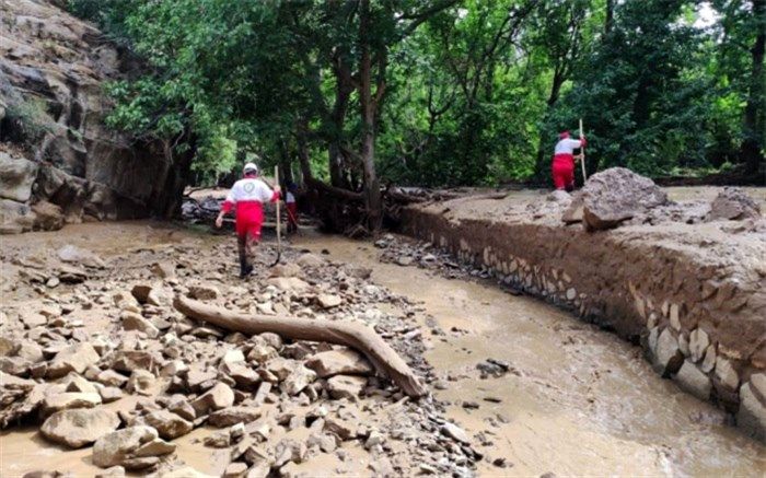 نجات ۲۲ نفر از سیل دیروز فیروزکوه