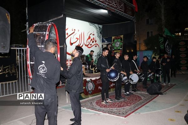 مراسم عزاداری فرهنگیان مدارس شاهد ناحیه۶ مشهد مقدس