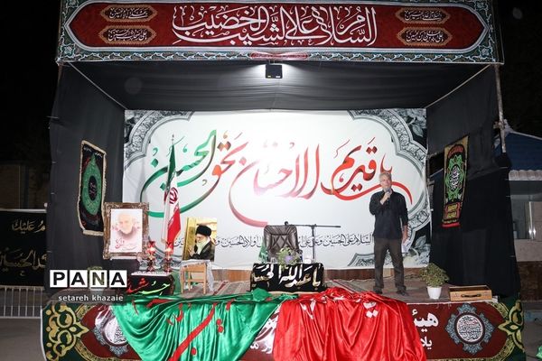 مراسم عزاداری فرهنگیان مدارس شاهد ناحیه۶ مشهد مقدس