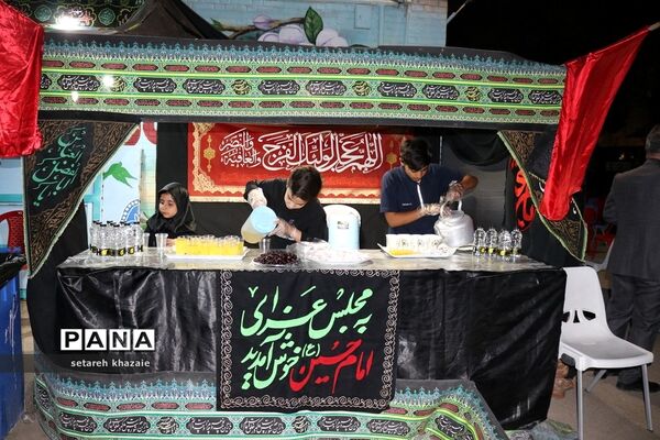مراسم عزاداری فرهنگیان مدارس شاهد ناحیه۶ مشهد مقدس