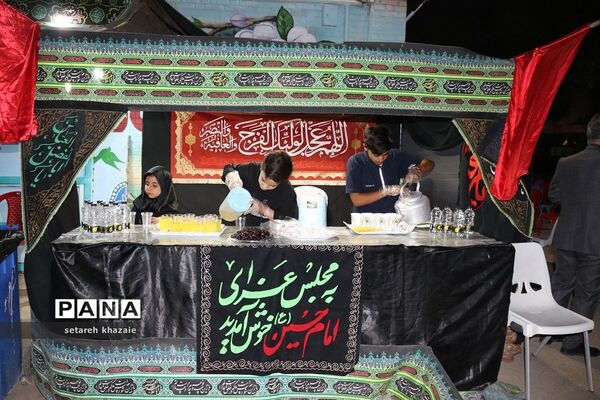 مراسم عزاداری فرهنگیان مدارس شاهد ناحیه۶ مشهد مقدس