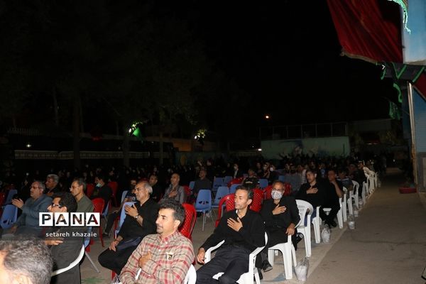 مراسم عزاداری فرهنگیان مدارس شاهد ناحیه۶ مشهد مقدس