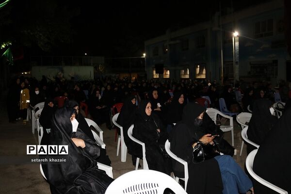 مراسم عزاداری فرهنگیان مدارس شاهد ناحیه۶ مشهد مقدس