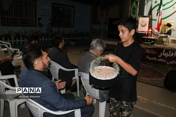 مراسم عزاداری فرهنگیان مدارس شاهد ناحیه۶ مشهد مقدس