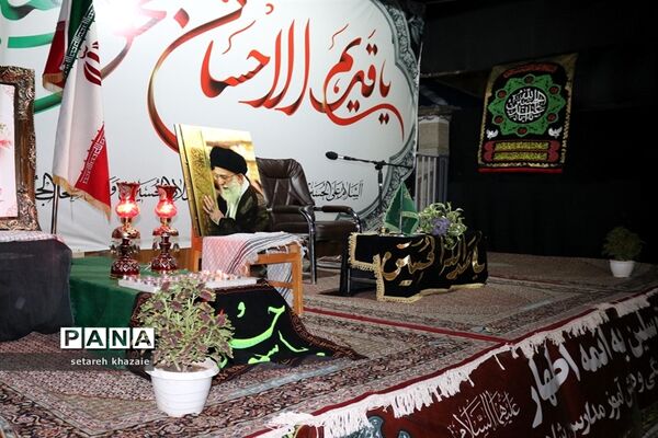 مراسم عزاداری فرهنگیان مدارس شاهد ناحیه۶ مشهد مقدس