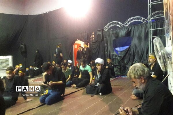 مراسم عزاداری هیات دانش‌آموزی انصارالمهدی(عج) در قم