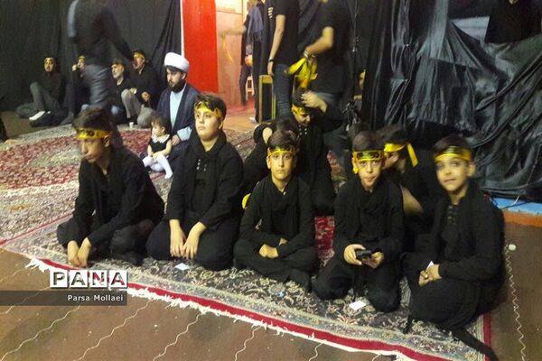 مراسم عزاداری هیات دانش‌آموزی انصارالمهدی(عج) در قم