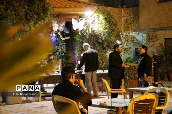 سومین شب مراسم عزاداری هیات «هنر و رسانه» در قم