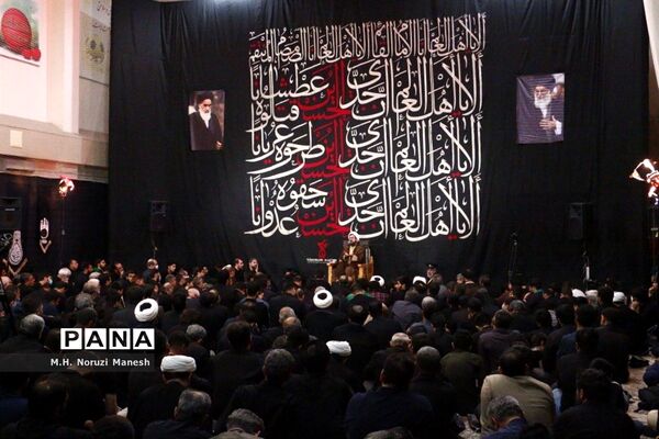 سومین شب مراسم عزاداری هیات «هنر و رسانه» در قم