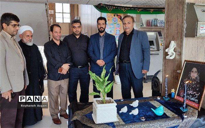 یادبود شهدای غزه در اداره آموزش و پرورش شهرستان قرچک/فیلم