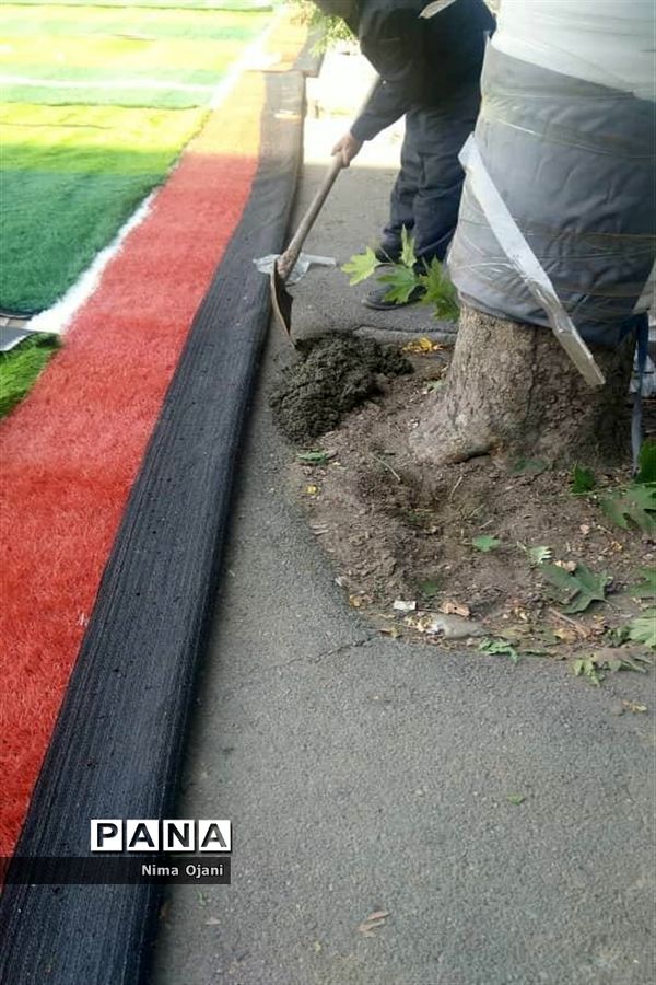 انجام عملیات اجرایی طرح شهید سلیمانی در منطقه 8