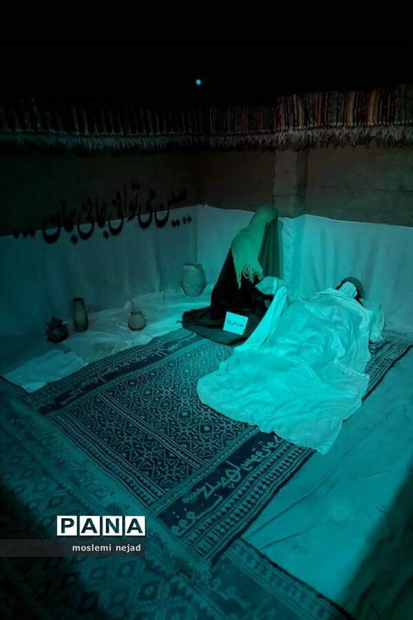 برپایی نمایشگاه روضه رضوان در نوش‌آباد، آران و بیدگل