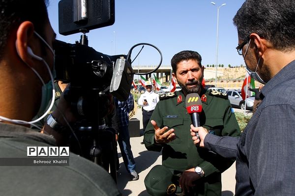 آیین رونمایی از سردیس سردار شهید حسین همدانی