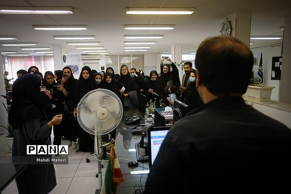 حضور دانش‌آموز خبرنگاران شهرستان‌های استان تهران در خبرگزاری پانا