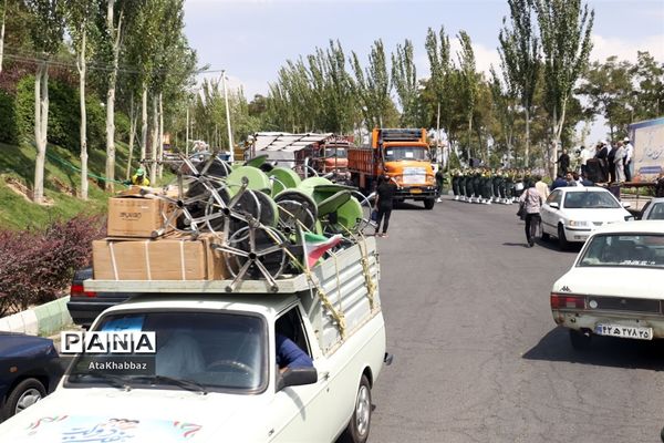 بزرگترین کاروان اعزام تجهیزات به مدارس سراسر آذربایجان شرقی