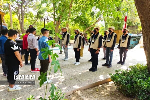 برگزاری اردوی دانش‌آموزان ناحیه چهار شیراز