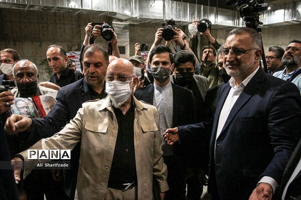 آیین بهره‌برداری از بزرگترین پایانه زیرزمینی قطارهای شهری در کشور