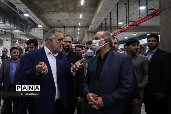 آیین بهره‌برداری از بزرگترین پایانه زیرزمینی قطارهای شهری در کشور