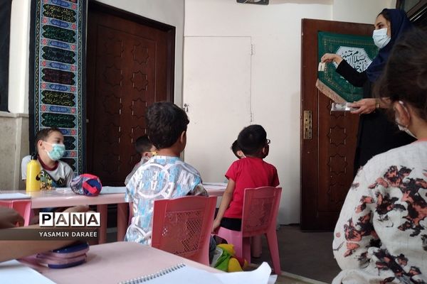 برگزاری پایگاه  تابستانی در مسجد حضرت زینب(س) شهرستان پردیس