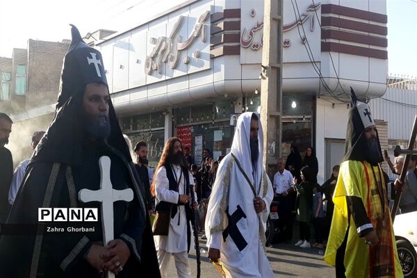 کاروان نمادین «اسرای کربلا» در قم-3