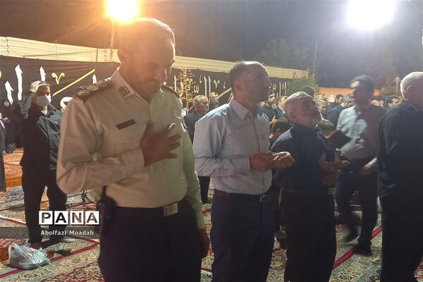 عزاداری سالروز شهادت یادگار کربلا امام سجاد(ع) در فرمانداری کاشمر