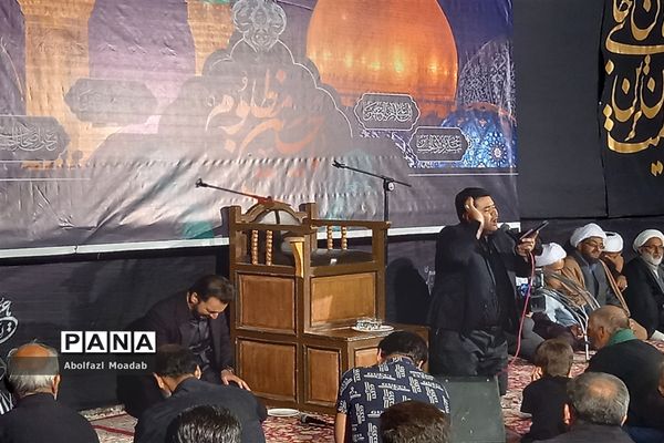 عزاداری سالروز شهادت یادگار کربلا امام سجاد(ع) در فرمانداری کاشمر