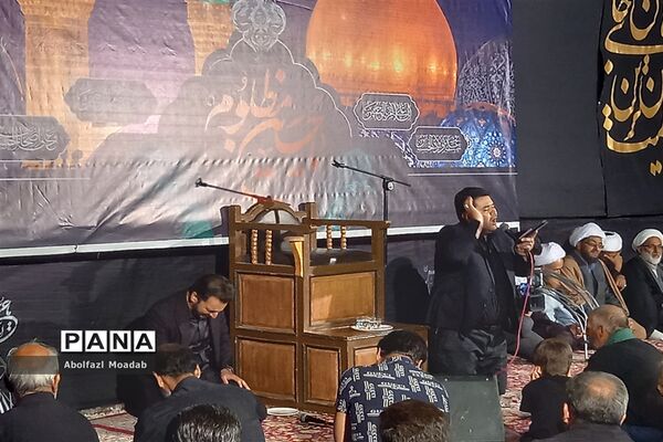 عزاداری سالروز شهادت یادگار کربلا امام سجاد(ع) در فرمانداری کاشمر