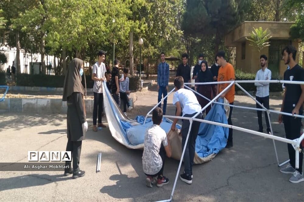 برگزاری پیش اردوی قطبی اعضای سازمان دانش‌آموزی ‌استان  البرز