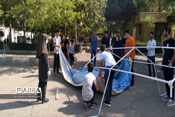 برگزاری پیش اردوی قطبی اعضای سازمان دانش‌آموزی ‌استان  البرز