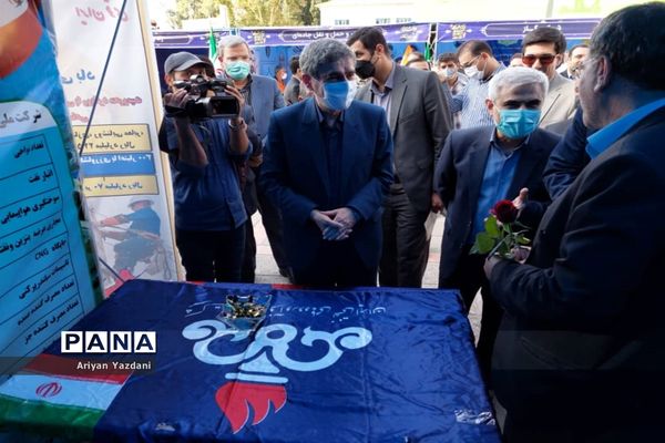 افتتاح نمایشگاه دستاوردهای دولت در استانداری فارس