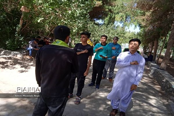 مراسم پیش اردوی دانش‌آموزان پیشتاز در سیستان و بلوچستان