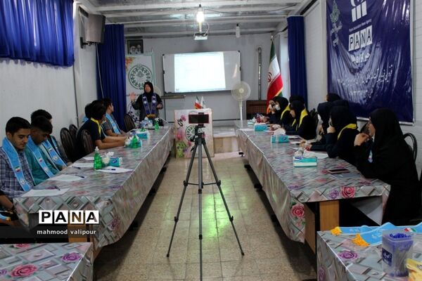 برگزاری پیش اردوی قطبی سازمان دانش آموزی درقزوین