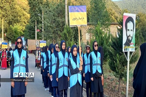 اردوی قطبی اعضای سازمان دانش‌آموزی مازندرانی در گلستان