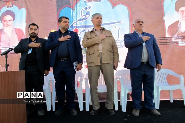 بازدید معاون پرورشی و فرهنگی اداره‌کل شهرستان‌های تهران از اردوی قطبی اعضای سازمان دانش‌آموزی
