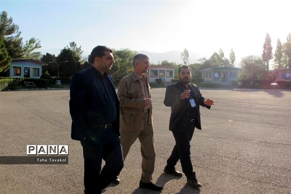 بازدید معاون پرورشی و فرهنگی اداره‌کل شهرستان‌های تهران از اردوی قطبی اعضای سازمان دانش‌آموزی