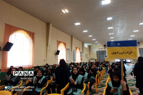 افتتاحیه اردوی قطبی در گلستان بخش دختران