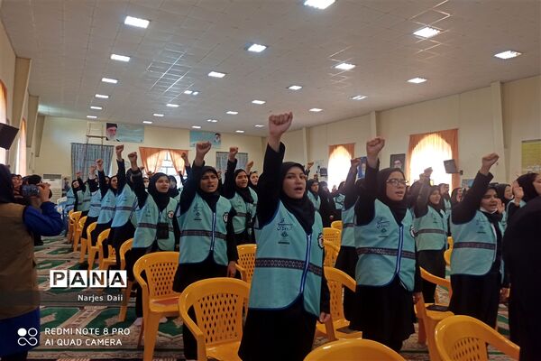 افتتاحیه اردوی قطبی در گلستان بخش دختران