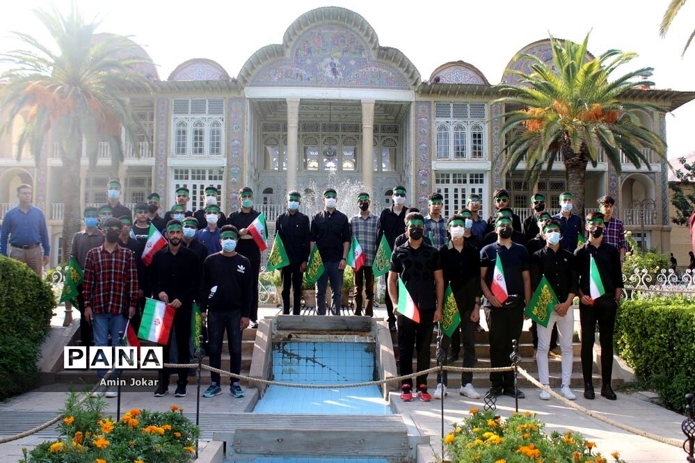 گردشگری رویداد محور، بازدید دانش‌آموزان عضو سازمان دانش‌آموزی فارس از باغ ارم شیراز