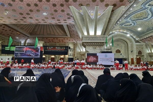 بدرقه جلو داران هلال احمر برای اربعین