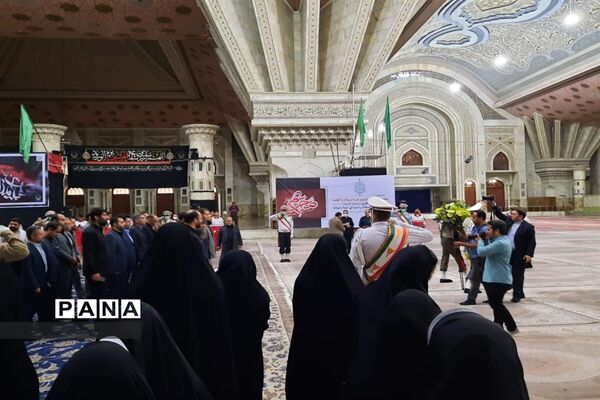 بدرقه جلو داران هلال احمر برای اربعین